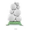 Palloncino in alluminio a forma di pila di calcio alto da terra Palloncino in foglio di alluminio standing Coppa del Mondo Palloncino in foglio di alluminio Coppa del Mondo Forniture per decorazioni per feste