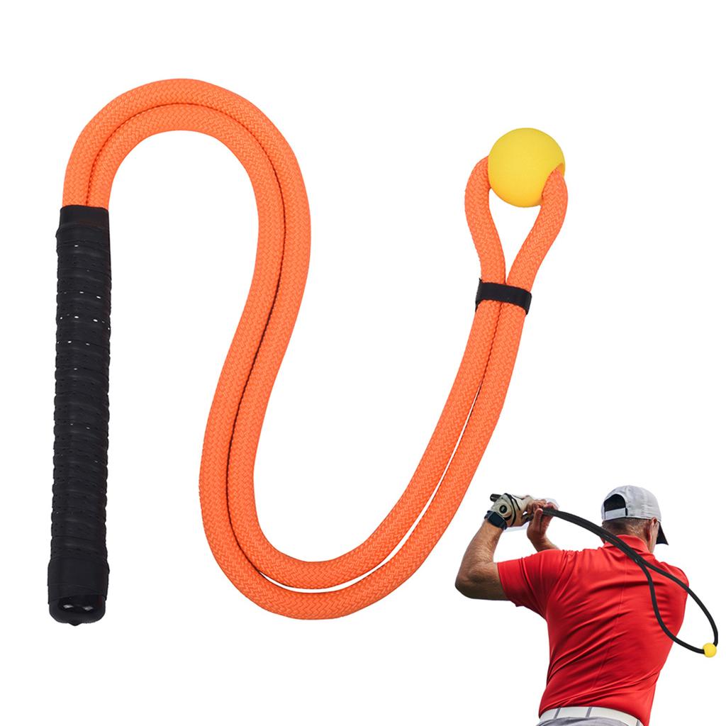 Tragbares Golfschwung-Übungsseil Golf Übungs-Trainingsseil Elastische Trainingshilfen Seil Golfzubehör Einfach zu bedienen