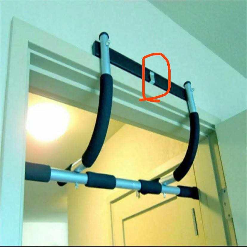 Indoor Door Frame Pull-Up Bar - Home Fitness Wall Trainer Equipment