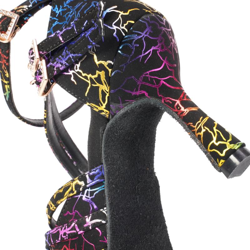 Professionelle Tanzschuhe für Damen, Ballsaal-Tanzschuhe, lateinamerikanische Tanzschuhe mit Absatz, 9 cm
