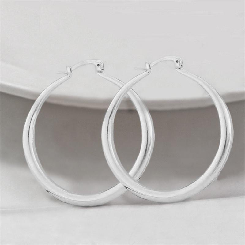 Women's Fashion Earrings Simple Hoop Earrings for Party Wedding Gift Jewelry