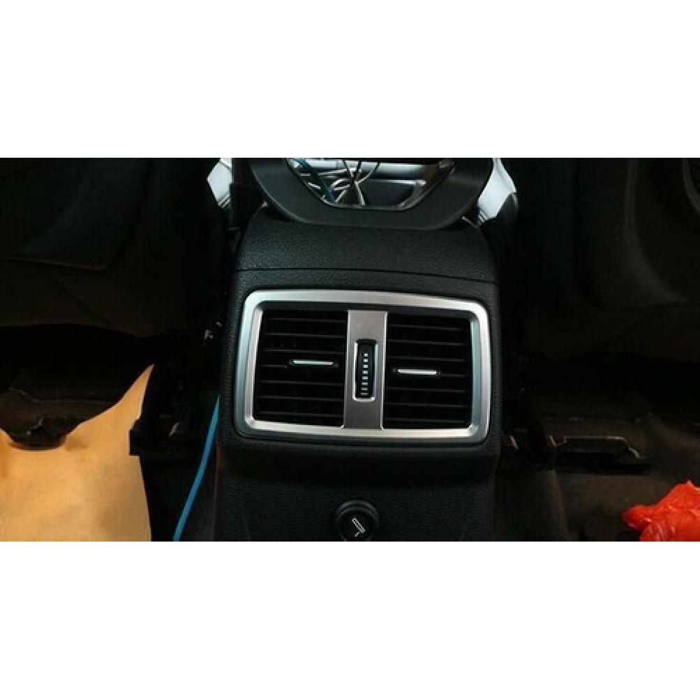 For BMW X1 2016- F48 ABS Silver Rear Air Outlet Vent Cover Trim 1pcs