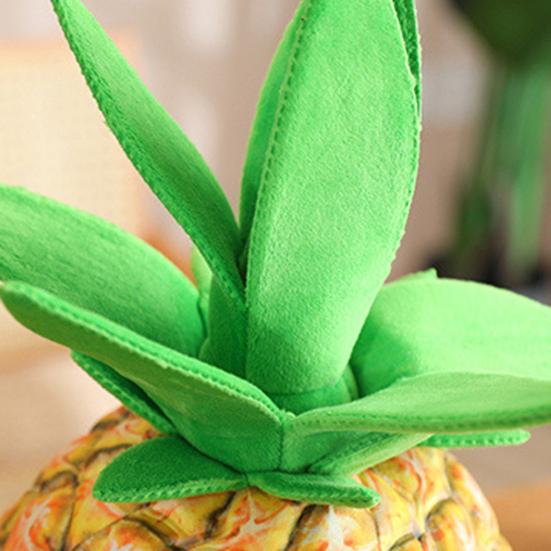Pineapple Pillow Soft PP Cotton Filling Realistic Plushies Fruit Props Sofa Ornament Lovely Simulation Pineapple Stuffed Fruit Toy Home Decoration