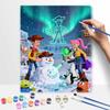 Disney Toy Story Winter Scene Oil Paint Digital Painting Art Kit FillIn Painting Home Decor