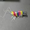 1PCS Glow Horizontal Egi Set 8cm Realistic Shrimp Fishing Lure Luminous Squid Catching Bait for Sea Anglers