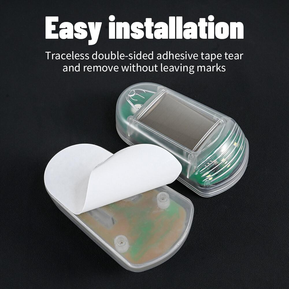 5 Pack Solar Powered Led Cab Roof Marker Running Lights W/Remote For Trucks Suv