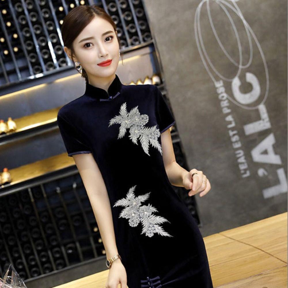 Lace Fabric Flower Applique Rhinestone Cloth Applique Garment Decoration Cloth Patch  Sewing