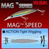 YO-ZURI Saltwater Lure Magspeed Sinking 100mm Color Bone Center of Gravity Shifter