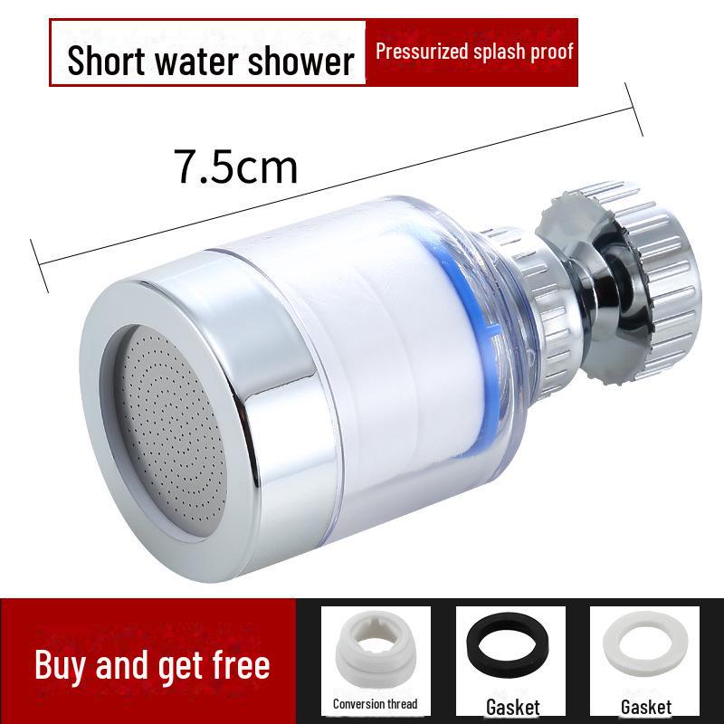 Univerzální filtr na kuchyňskou baterii a prodlužovač s ochranou proti stříkání šetřící vodu