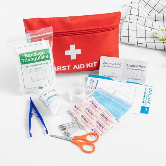 Small First Aid Kit Waterproof Portable Travel Use Urgent Accident Essentials Bandages Kit Survival Gear Equipment