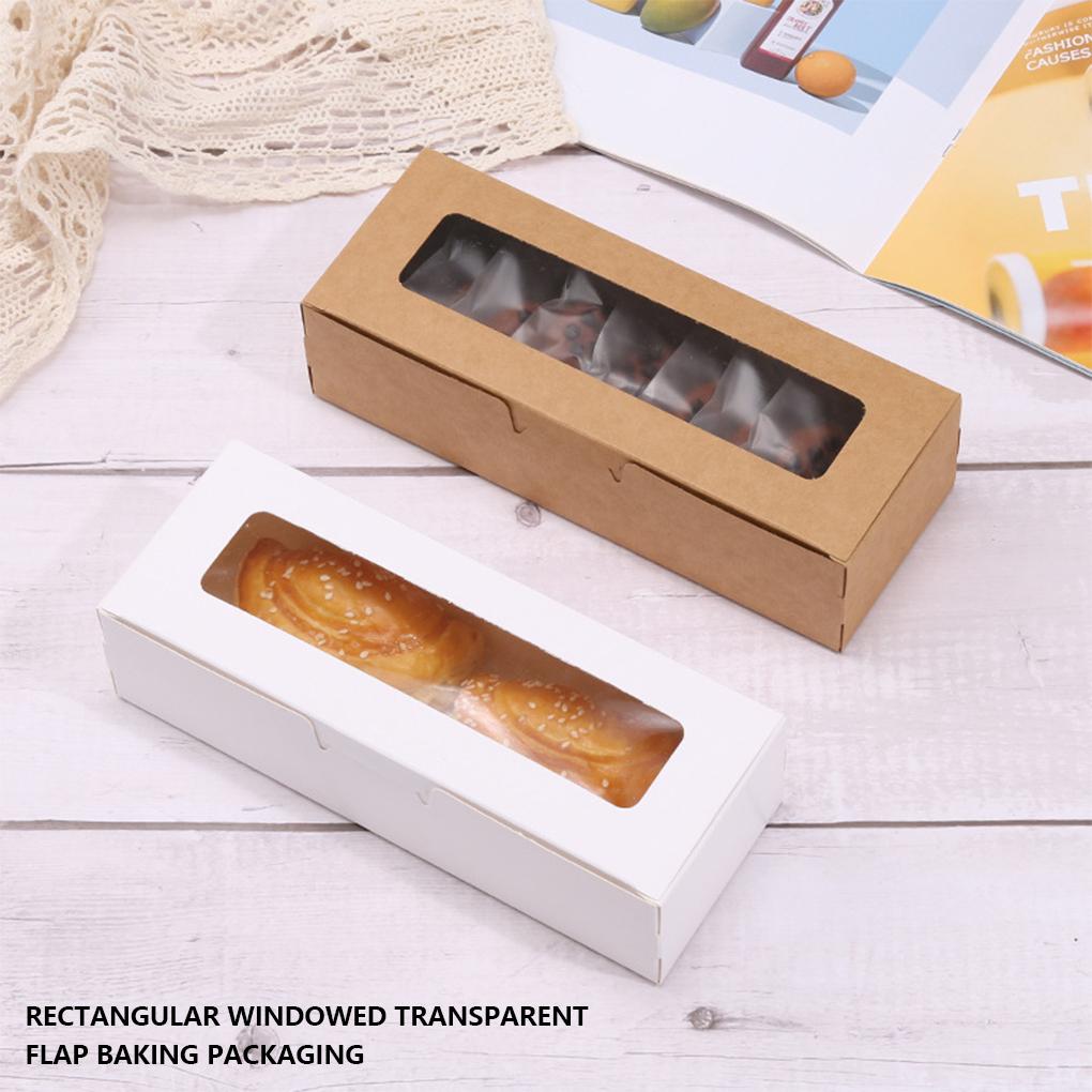 Rectangle Wedding Party Favor Gift Box Portable Storage Boxes with Lid Cake Packaging Case Home Kitchen Bakery