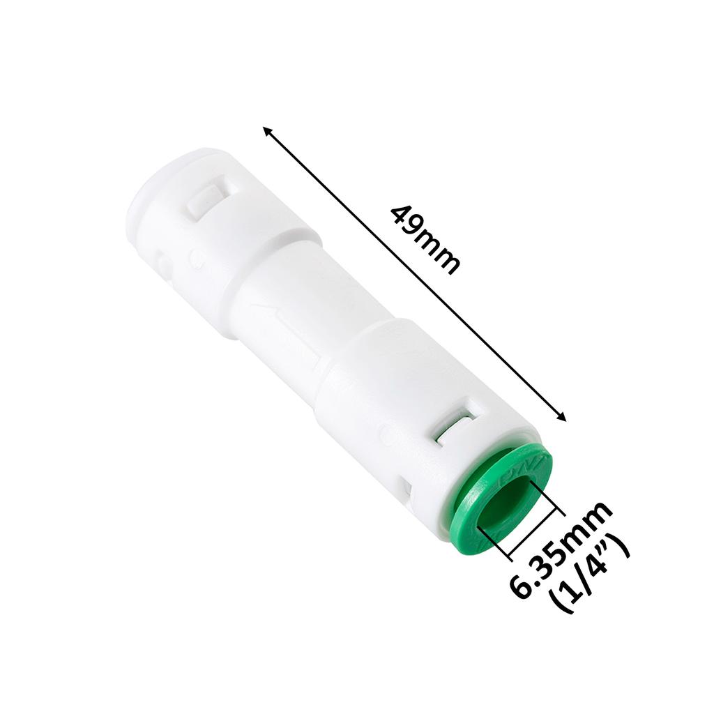 1/4" Quick Connect Check Valve Straight Connector Water Reverse Osmosis System Filter Fish Tank Irrigation System Accessories