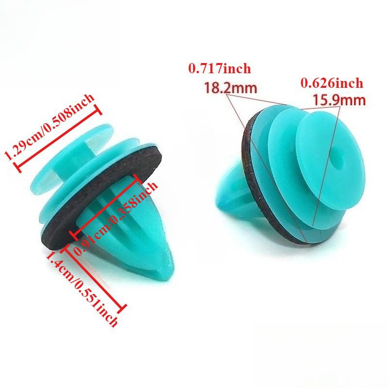 Universal Car Interior Door Panel Clips for Trim and Solid Door Panels