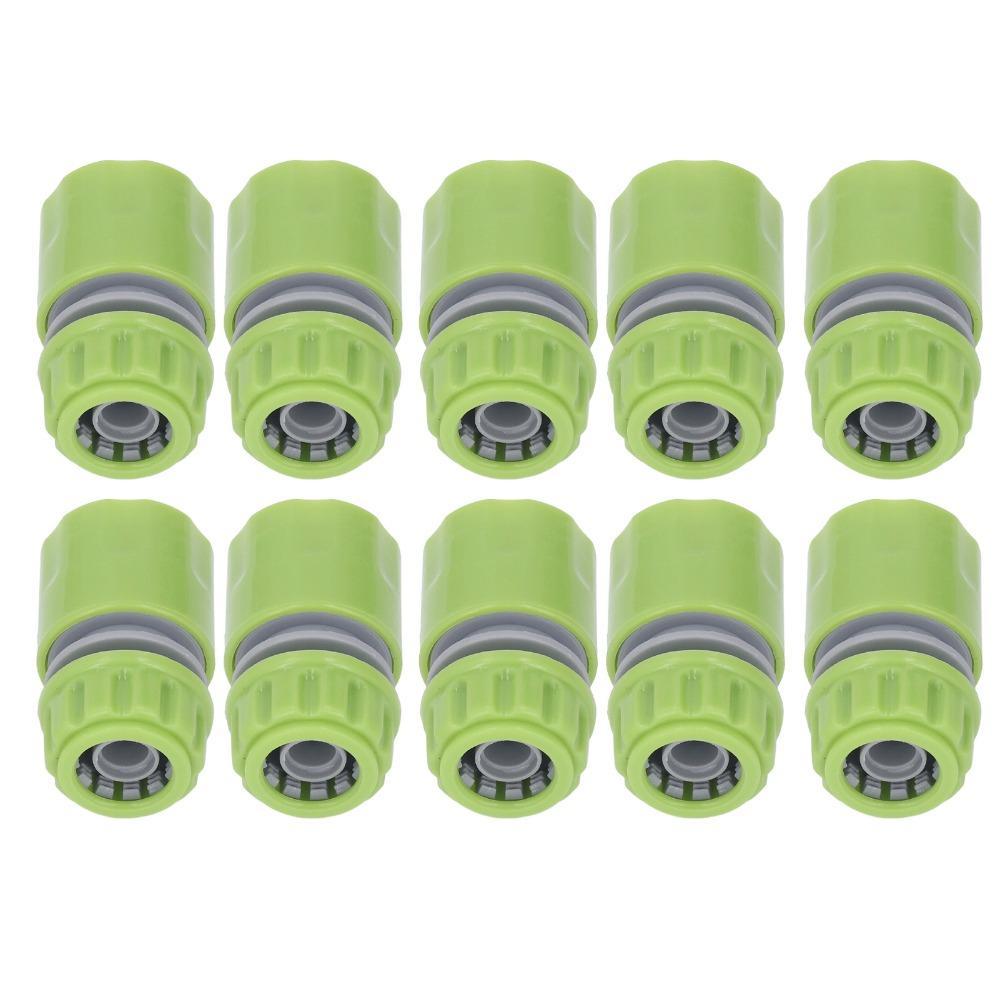 10pcs ABS Water Quick Connectors Gardening Water Hose Quick Connector  Outdoor Hose Repair