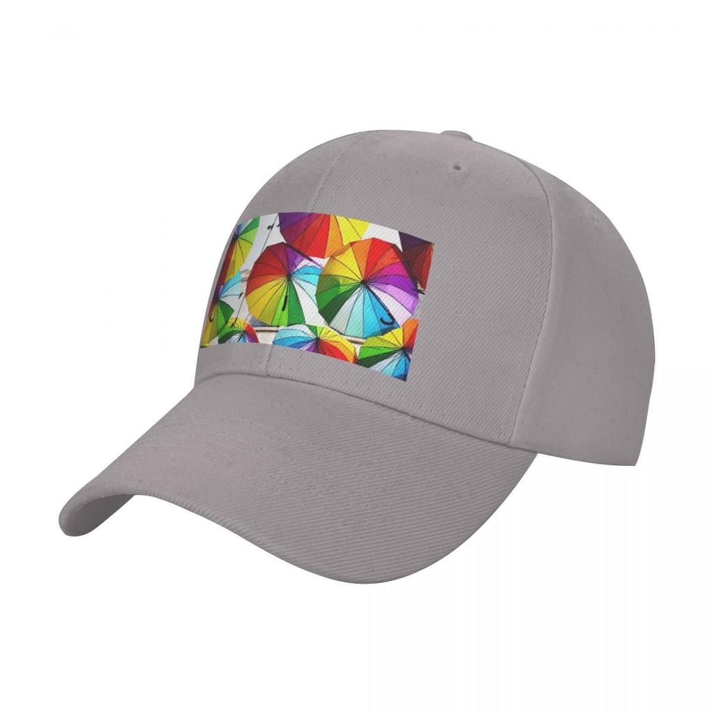 Rainbow Umbrellas Baseball Cap funny hat Anime Hat men's big size hat summer Women's Golf Wear Men's