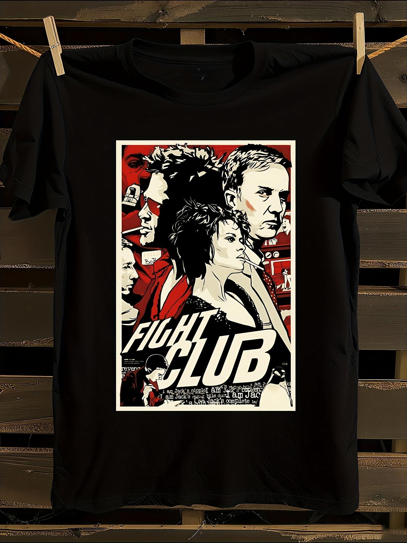 Fight Club Movie Poster Graphic T-shirt S