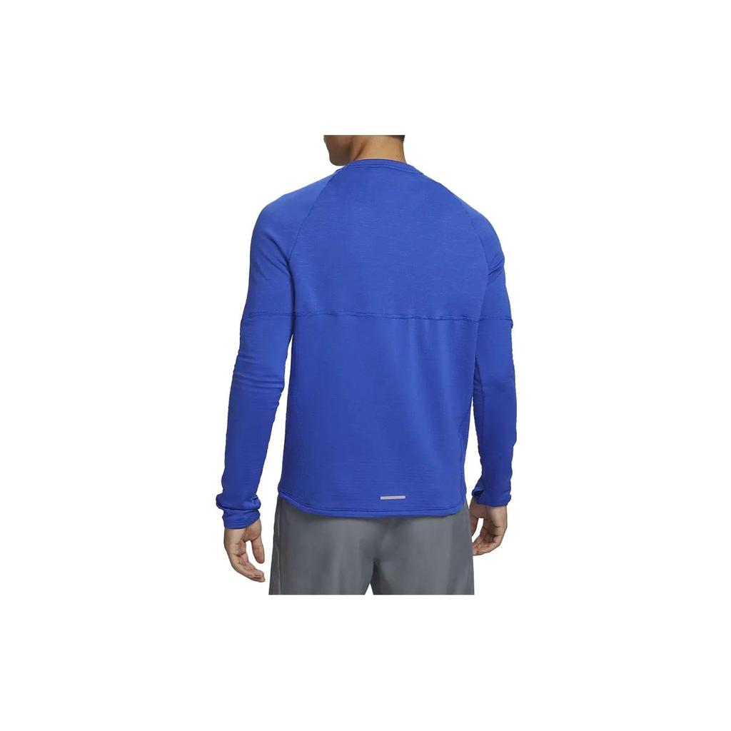 Nike Elemental T Shirts Men's Game Royal Blue Crew Neck Moderate Straight Fit FB8568-480