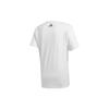 adidas T Shirts Men's White Crew Neck Moderate Straight Fit FN1715