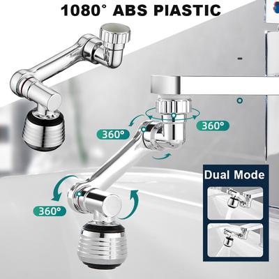 Estensore universale per rubinetto rotante 1080 braccio robotico rubinetto filtro antispruzzo bagno cucina lavabo rubinetti ugello a bolle