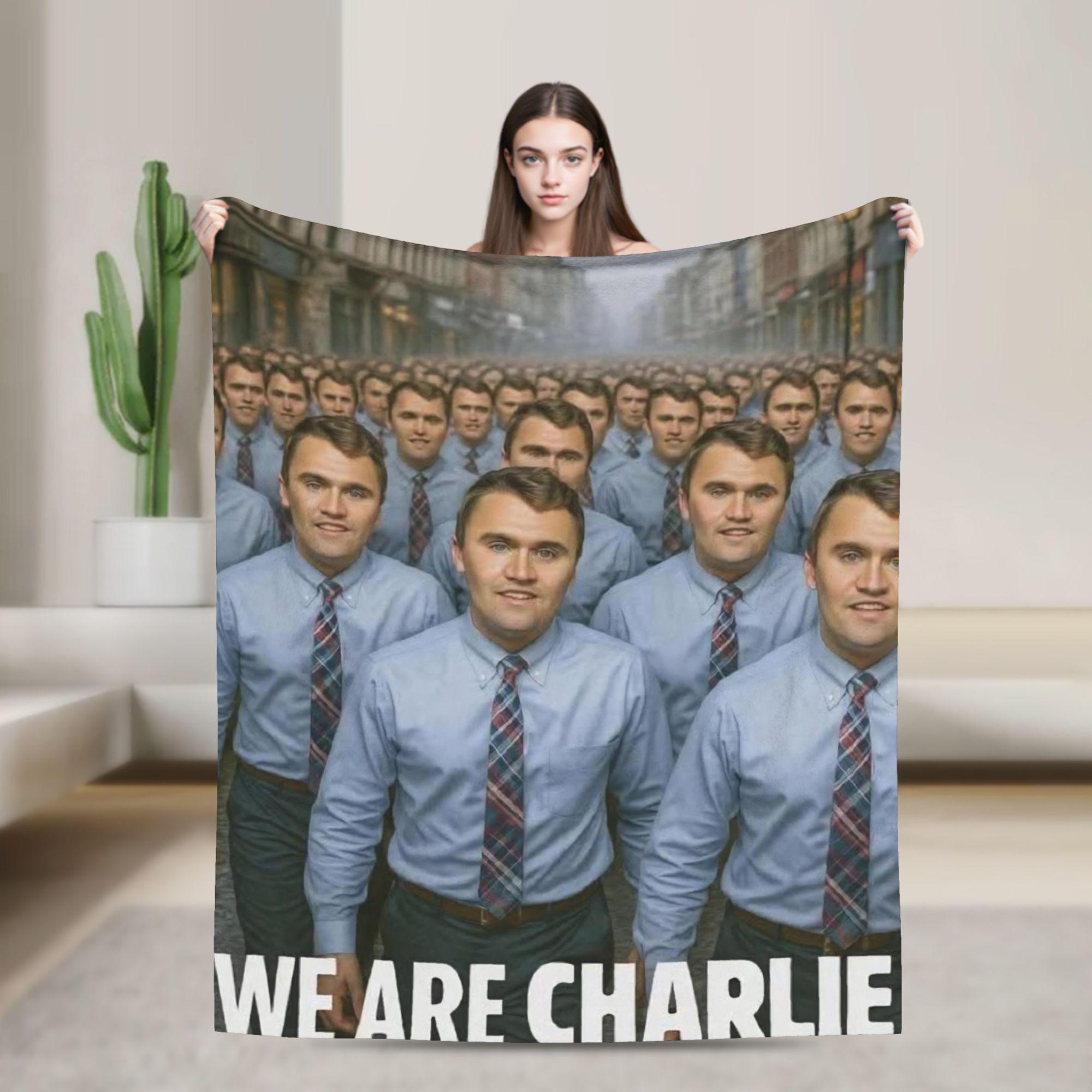 Shunika Chen Unisex Charlie Kirk Angelic Advocate Blanket Multi-Size Soft Fuzzy Plush Throw Blankets For Couch Sofa And Bed
