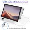 Surface Pro 7 USB Hub Conversion Adapter HDMI Port Ports Type C Port Card Reader High Speed Data Transfer Aluminum Surface Pro7 Dedicated Hub 6-in-2