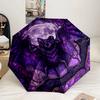 Stained Glass Bat Design Umbrella 8-Frame for Travel, camping, Casual Lightweight Portable Umbrella, Essential for every family Holidays Gift