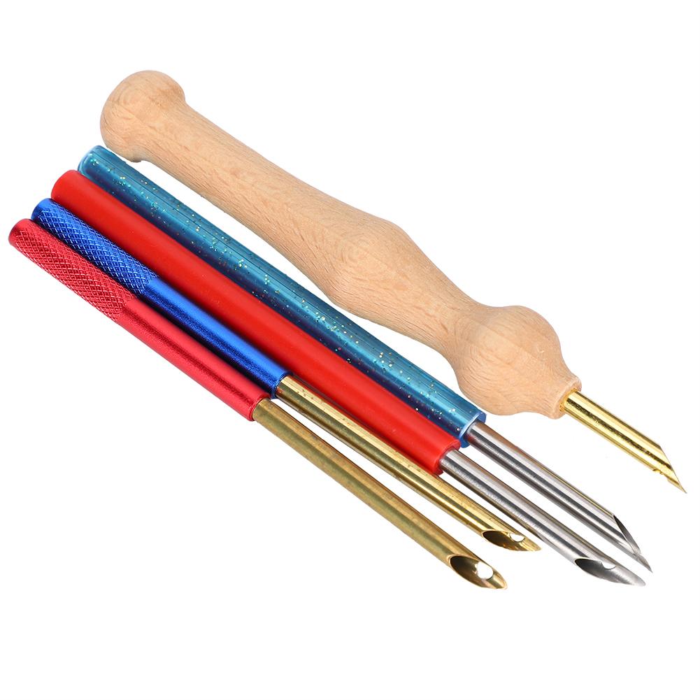 DIY Embroidery Pen Craft Knitting Stitching Tool Thread Punch Needle Sewing Accessory