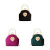 Woman Bag Vintage Chinese Style Velvet Shell Clutch With Chain For Evening Events