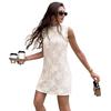 2026 Spring/Summer New Women's Sweet Style Design Dress Sleeveless High Quality Lace Embroidered Tank Top Stylish Openwork Dress