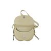 Burberry Small Saddle Crossbody Bag Light Yellow Textured Leather For Women Daily Travel Use