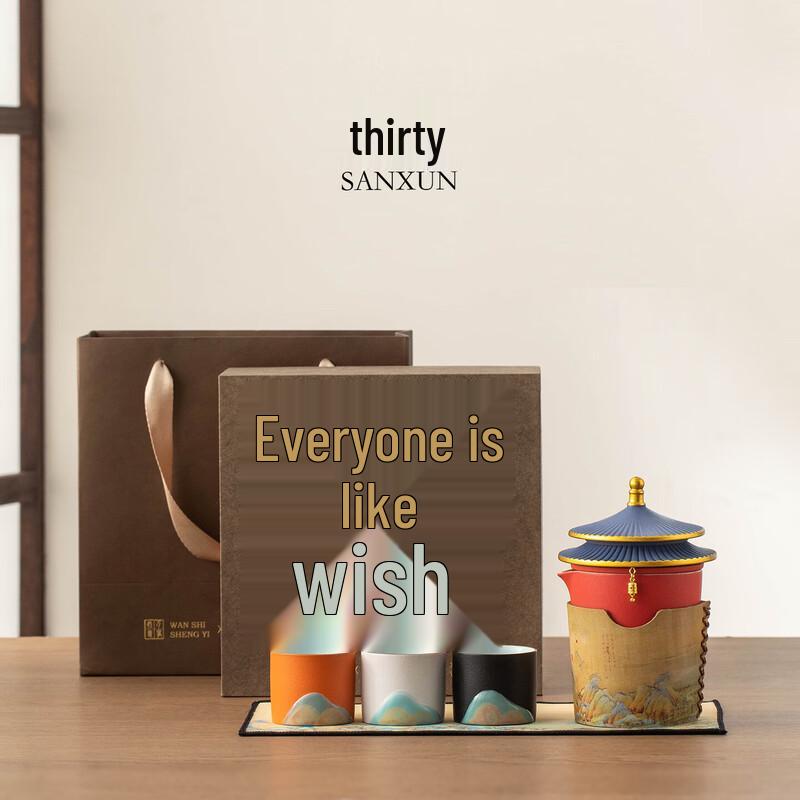 Sanxun Forbidden City Ceramic Tea Set Gift