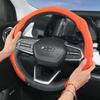 Suitable for Chevrolet Premium Suede Snap-On Steering Wheel Cover, Non-Slip and Durable, Round and D-Shaped Steering Wheel Available Cruze Spark Capti