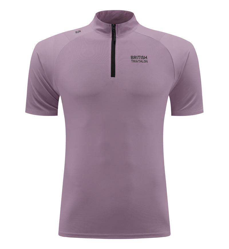 Adult & Children's Quick Dry Half-Zip Sports T-shirt for Table Tennis, Badminton & Fitness
