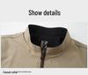Spring/Autumn Men's Stand Collar Business Jacket - Professional Attire for Young & Middle-aged Bosses