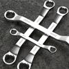 45 Degree Double End Box End Wrench Offset Spanner Garage Workshop Repair Hand Tool Hardened Offset Spanner Tool