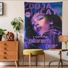 Doja Sänger CCat Gedruckt Großer Wandteppich Kunst Science-Fiction-Zimmer Heimdekoration Dekor Decke