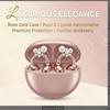 Hochwertiges Material Blume Strassstein Bluetooth Headset Clip Abnehmbar Exquisite Anti-Verlust Ohrhörer Schnalle zum Verschenken