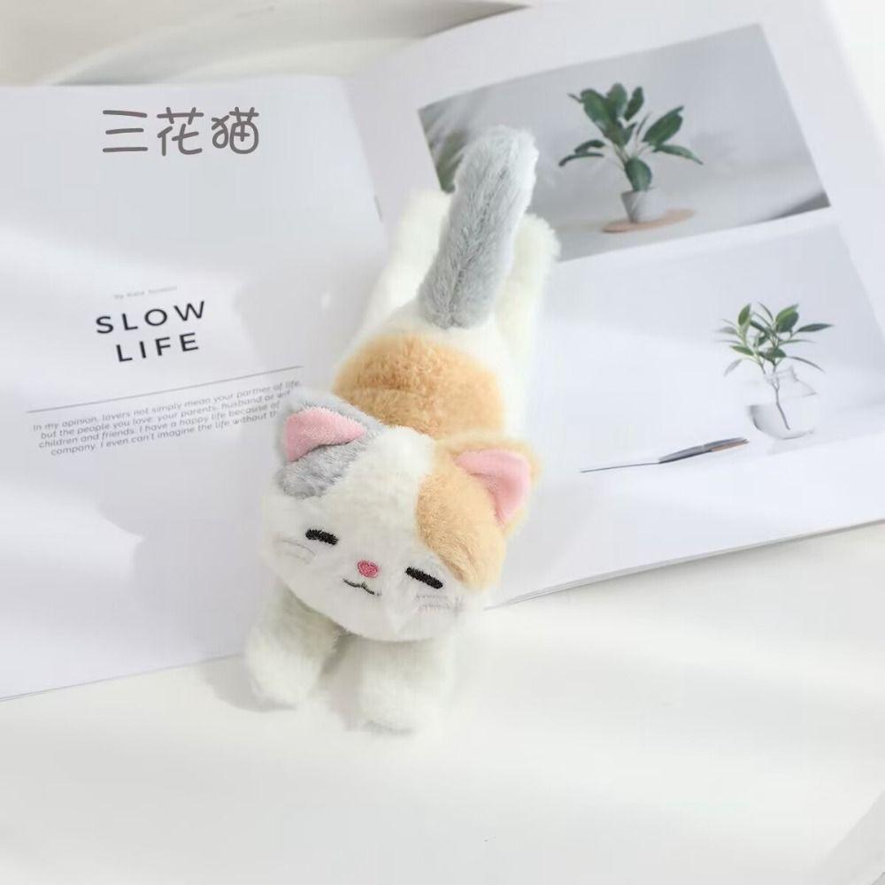 Simulation Cat Plush Slap Bracelet Smile Cat Plush Wrist Band  Birthday Gift