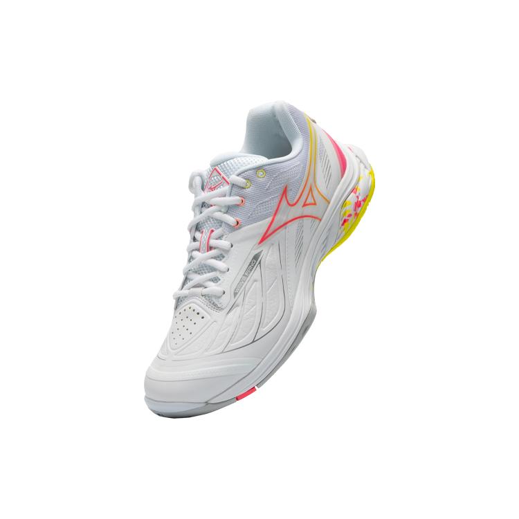 Wave Fang Mizuno 2 'White Pink Bolt Neon' 71GA231322
