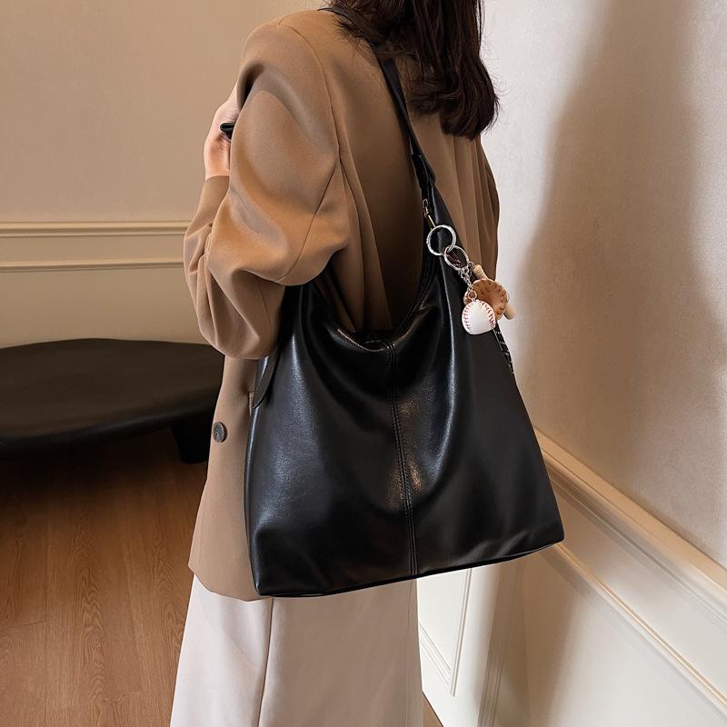 Uformell pendling retro stor kapasitet veske dame 2025 ny skulderveske studentklasse tote bag