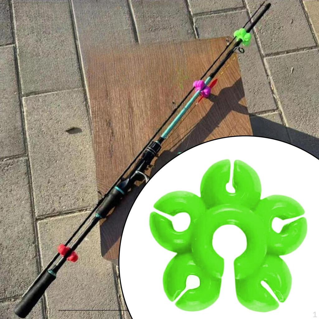 Fishing Rod Fixed Ball Stopper Boat Pole Clip Resistant Silicone