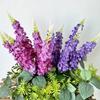 5 Stems Simulation Snapdragon Flowers Silk Petal Simulated Flower  Wedding Decoration