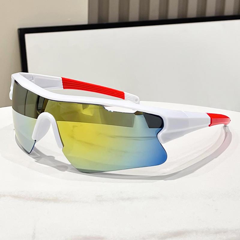

New Men S Outdoor Sports Cycling Glasses Women Bicycles Mountain Bikes Windproof Resistant Colorful Sunglasses Uv400 Eyeglasses 1PC