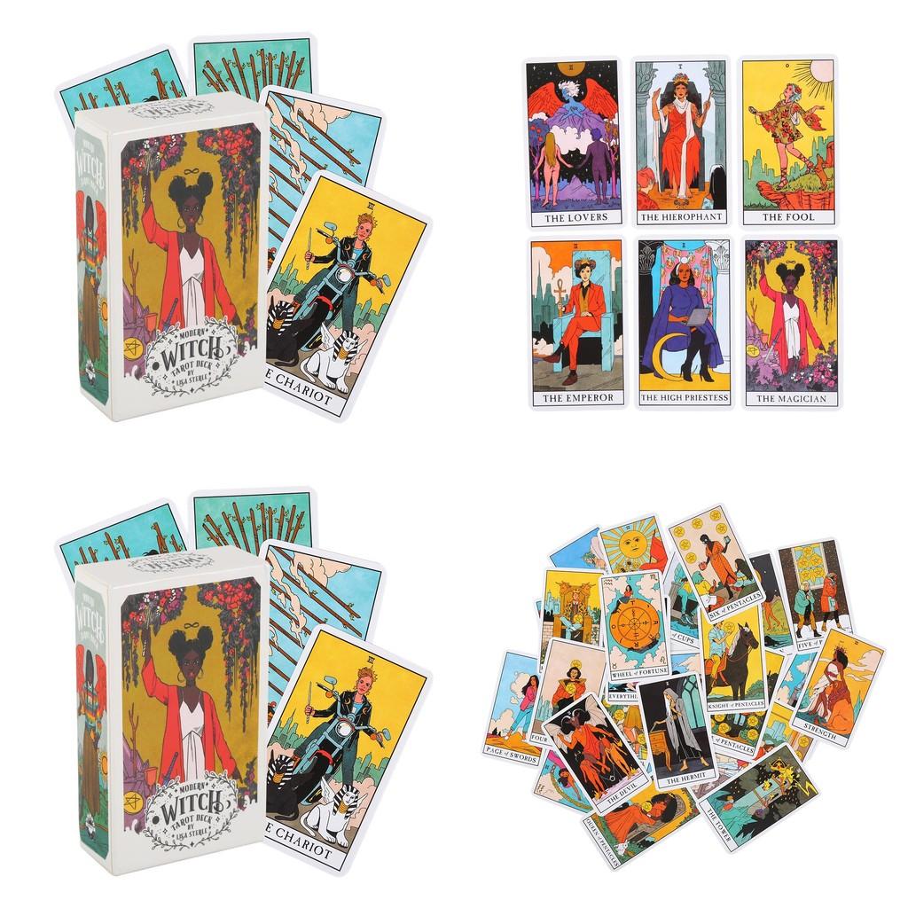 Lisa Sterle's Modern Witch Tarot Deck Stunning Copperplate Paper Cards For Divination And Reflection