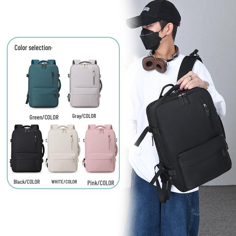 Expandable Large Capacity Backpack for Students and Commuters - Suitable for Travel, Laptops, and Daily Use