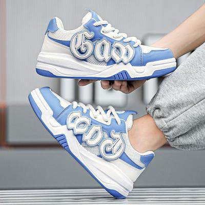 Wear-resistant Board Shoes Women New Students All Match Thick Sole Sports Casual Shoes Burst Letter Bread Shoes