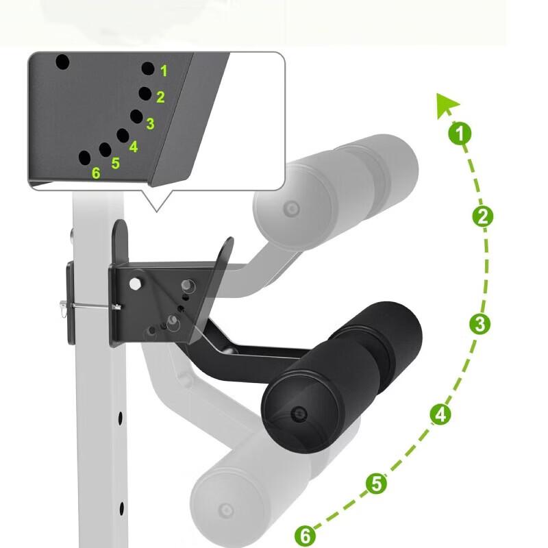 WEZHO Home Gym Multi-Angle Adjustable Lat Pulldown Leg Press