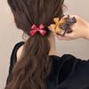 Women's Hair Tie with Rubber Bands, Three-dimensional Bow Headwear, Hair Band, High-elasticity Ponytail Hair Tie, Hair Tie Style