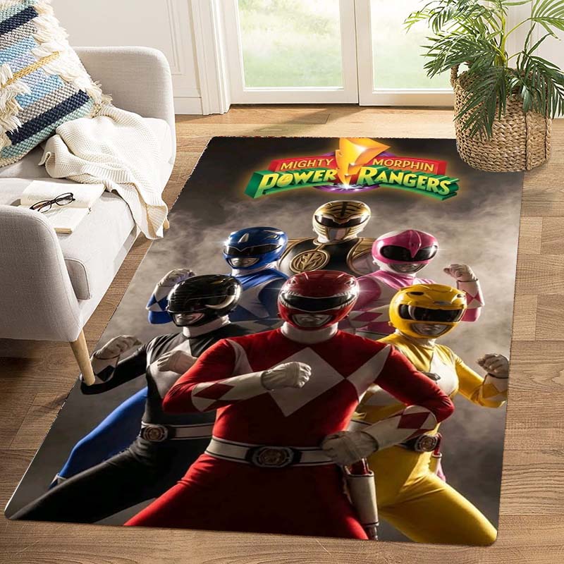 Super Sentai Print Rug, Bedroom, Living Room, Bathroom Mat, Non-slip and Stain-resistant Home Decor.