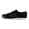 ONITSUKA TIGER Mexico 66 Schweinsleder Nieten Stoßdämpfend Rutschfest Langlebig Low Top Freizeitschuhe Unisex Sneaker Schwarz 1183A257-001